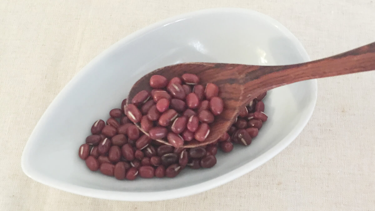 酵素玄米に使う、小豆